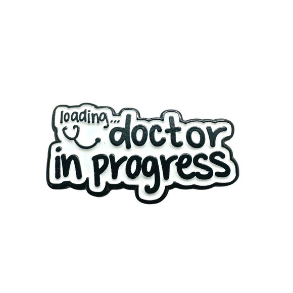 🤩New Oz Enamel Pin Doctor in Progress Medical Themed Brooch White medical gift - Picture 4 of 7